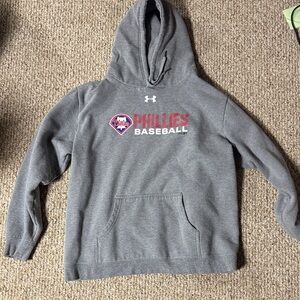 Under Armour Gray Phillies Baseball Hoodie